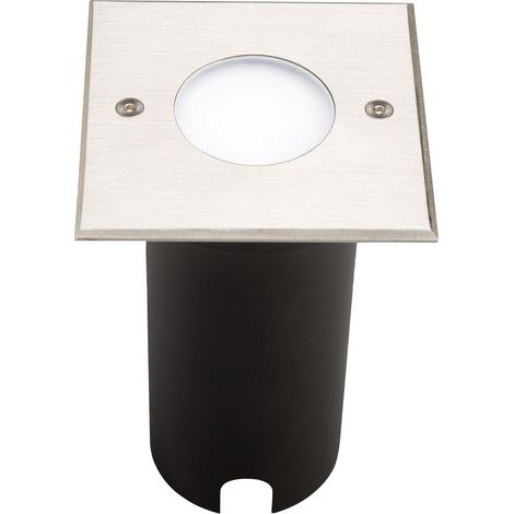 Encastré de sol extérieur COLOSS 2 SWITCH carré inox 2400K-4000K 10W - EUROPOLE - 54416
