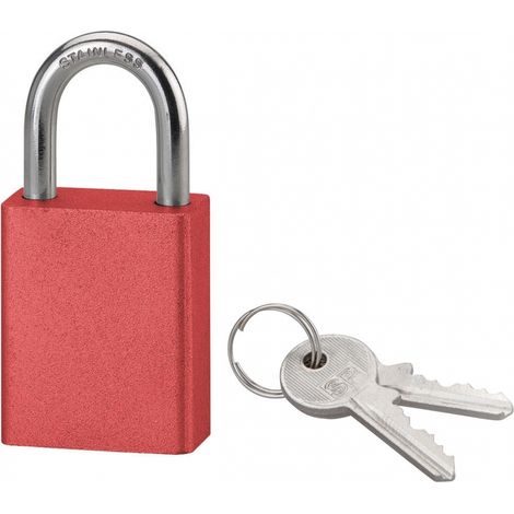 Cadenas à clé SP 90 AS, extérieur, 38mm, anse inox, 2 clés - SP (1/2)