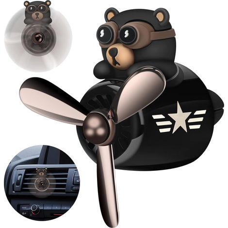 Diffuseur de parfum pour voiture - Parfum d'ambiance - Ours pilote - Désodorisant pour voiture (1/5)