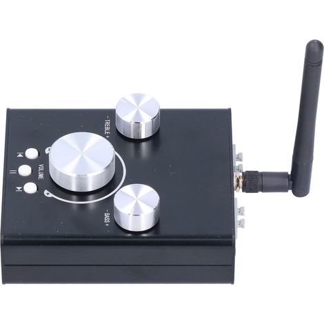 Bluetooth 5.0 Audioverstärker Stereo 2 Kanäle mit Höhen- und Bassregelung HiFi-Verstärker (1/5)