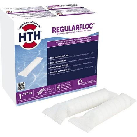Floculant régulier 10 cartouches 1.250 kg - Hth - S902791H1