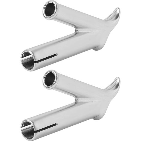 2 buses soudage plastique 7 mm triangulaires, tête soudage acier inoxydable (1/5)