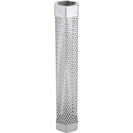 Tube fumoir portable en acier inoxydable de 30 cm (12 pouces), accessoire de barbecue pour fumoirs électriques, à gaz et à charbon de bois. Hexagonal. (1/5)