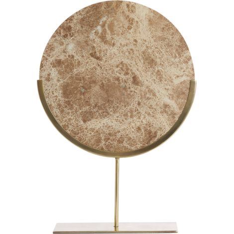 Decorazione Light & Living su base Moreno marmo marrone -