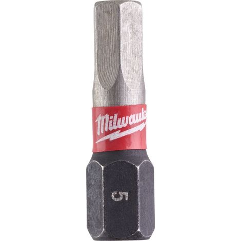Punte avvitatore Milwaukee shockwave hex 5x25mm 2 pezzi (1/2)