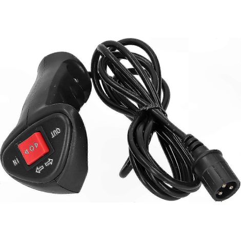 Télécommande électrique universelle à 3 broches pour treuil, câble de 2,8 m, compatible avec la plupart des treuils de véhicules tout-terrain, commande à distance pratique. (1/5)