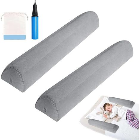 barrières de lit gonflables pour enfants Avec pompe à main Pour les voyages, les lits doubles et les lits pliants