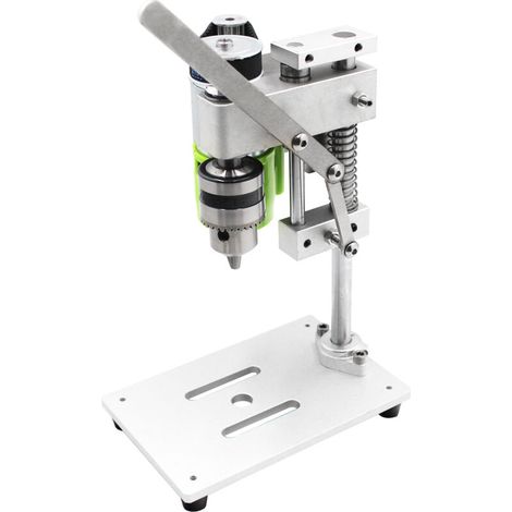 Mini column drill for bench drill, variable-speed chuck 1.5–10 mm, power tools for wood and metal, small and miniature (1/5)