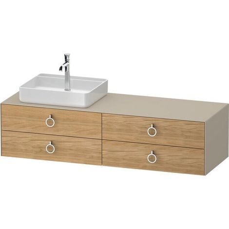 DURAVIT WT4995LH5600000 Console WTU wh White Tulip 550x1600x