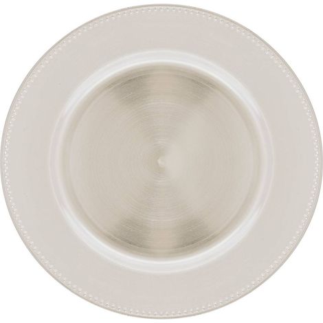 ASSIETTE PRES BILLES ARGENT - Atmosphera créateur d'intérieur