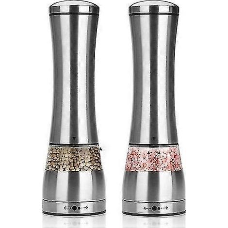 Lot de 2 moulins à poivre manuels multifonctionnels en acier inoxydable - Ustensiles de cuisine parfaits (1/4)