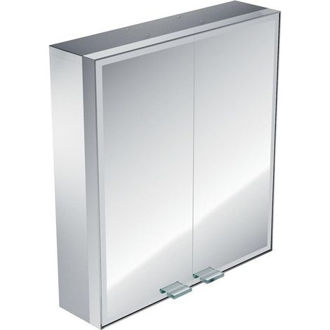 Armoire de toilette lumineuse ASIS prestige 587mm. En saillie sans Radio