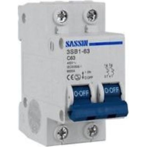 FPLUS magnetotermico 2p 32a (we-9040) , Interruptor automático magnetotérmico bipolar (2 polos)