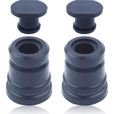 2 x Tampon anti-vibration AV avec bouchon pour STIHL MS180 MS170 017 018 MS 170 180 Pièces de rechange de tronçonneuse (1/5)