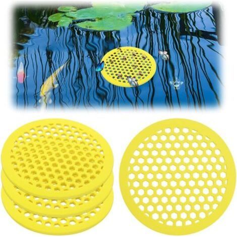 FENOPLASTICALot de 4 mangeoires à Abeilles Rondes, Station d'arrosage pour Abeilles, Tasses à Abeilles pour Jardin, mangeoires à Abeilles pour l'extérieur, Tasses à Abeilles pour Bain d'abeilles de Ja (1/4)