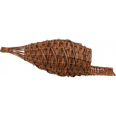 Ac-Deco – Nichoir canard en branches de saule – Abri pour colverts et canards sauvages – Dimensions 84 x 26 x 26,5 cm – Fixation sur l'eau (1/6)