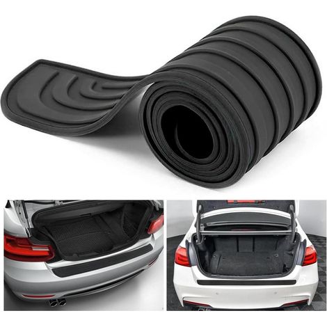 Stoßstangenschutz Gummi 90cm Schwarz Selbstklebend für Autos SUVs (1/5)