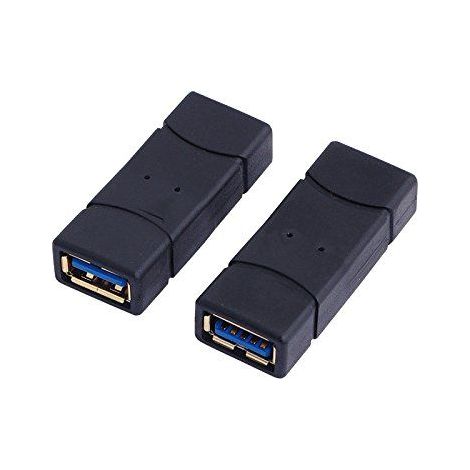 Adaptador LogiLink con conector USB-A 3.0, hembra a hembra, 5 Gb (1/4)
