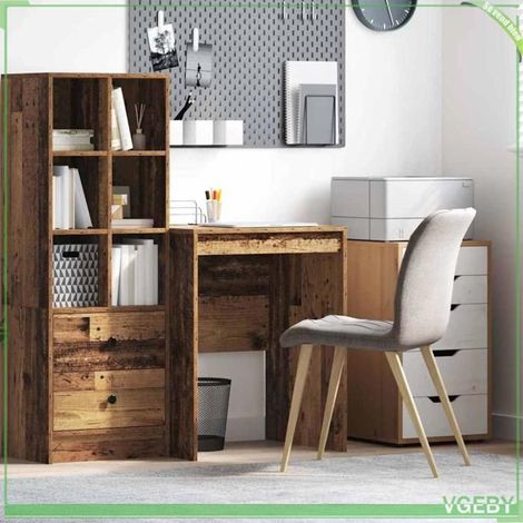 Bureau - ABI - Bois ancien - 60 x 50 x 76 cm - Durable - Design moderne (1/5)