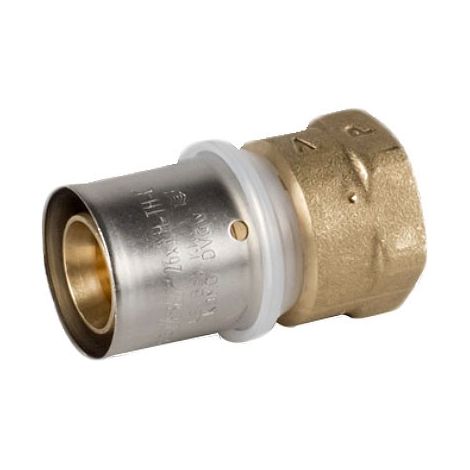 Raccordo diritto femmina 16x2,25 x 1/2" - Pexal Brass - raccordo a pressare VS0170307 (1/2)