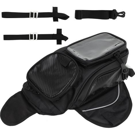 Sacoche de réservoir moto, sacoche de selle anti-poussière, sac de réservoir stable et étui (1/5)