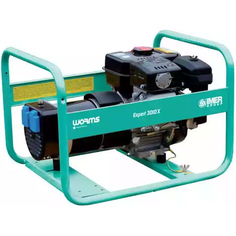 Groupe électrogène de chantier monophasé essence 2,6 kW WORMS (1/3)