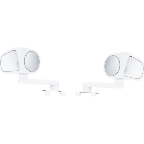 2Pcs 360 Grad Drehbarer Auto-rückspiegelsatz Stoßfester Abs-zusatzspiegel Für Tote (1/5)