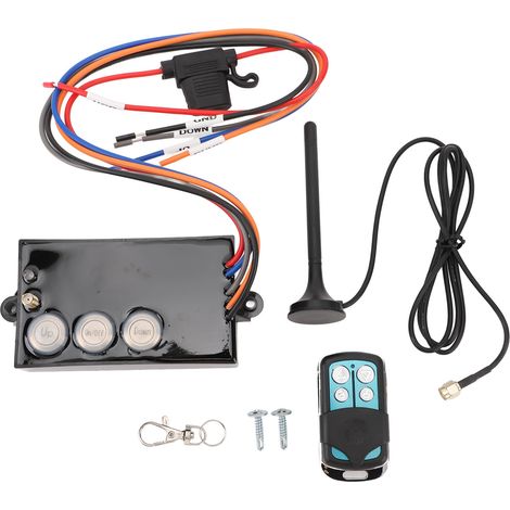 Contrôleur de benne basculante sans fil G3 H01 12V kit de commande à distance de levage hydraulique treuil inclinaison 50‑100 pieds portée (1/5)