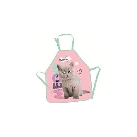 Il mio piccolo amico, grembiule da gattino soffice
