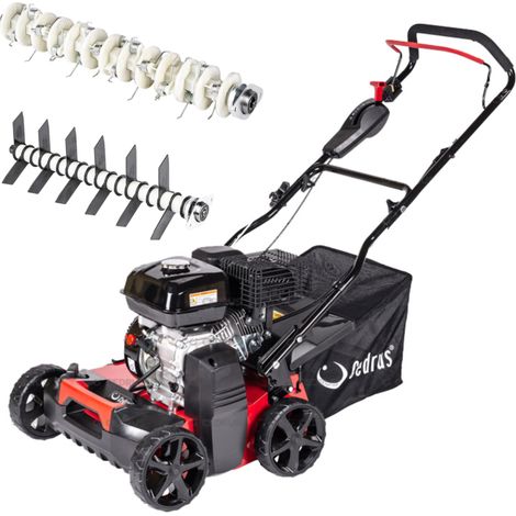 PUISSANT Scarificateur Essence Aérateur Cedrus WR01 40cm 2 rouleaux PROFESSIONNEL