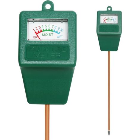 Capteur d'humidité du sol, hygromètre capteur d'humidité pour cour, ferme, jardin, pelouse, plantes d'intérieur et d'extérieur (aucune pile nécessaire) (1/4)