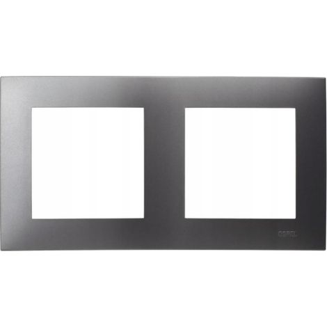 Rahmen Doppel Ospel r-2z 70 IP20 lackiert (1/3)