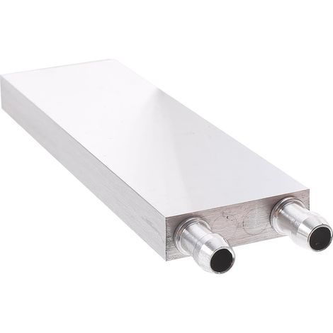 Radiateur CPU Aluminium Bloc de Refroidissement par Eau pour Processeur PC Dissipation Thermique Compatible Multi-modèles (1/5)