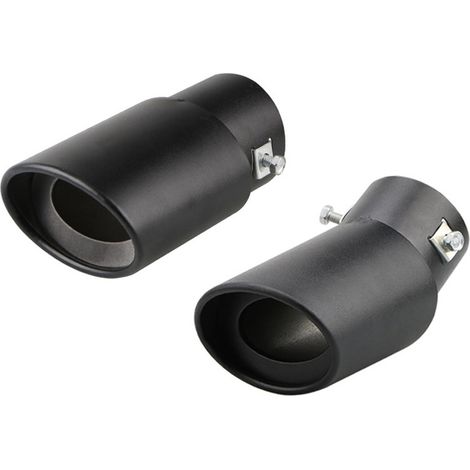 Embouts d'échappement universels 1.5-2.1 pouces, entrée de voiture, tuyau d'échappement automobile, accessoires de Modification en acier inoxydable, résistant aux hautes températures (1/5)