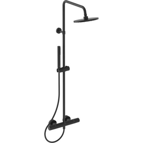Ideal Standard CeraTherm - Conjunto de ducha con termostato, diámetro 20 cm, negro sedoso A7586XG (1/2)