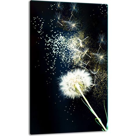 Glasplatte, Tischplatte, 30x52, Blume (1/5)