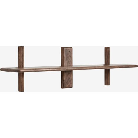 Libreria da parete ↔︎120 cm in legno di acacia Erisu SKLUM            