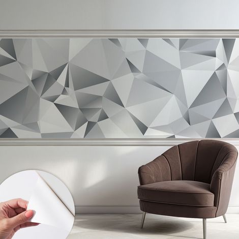 Fotomurale adesivo - Carta da parati adesiva - per la cucina camera da letto per la soggiorno - Geometria astratta 250x104 cm (1/5)