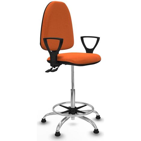 Piqueras-y-crespo BFN05RT Chaise de Bureau Orange Haute