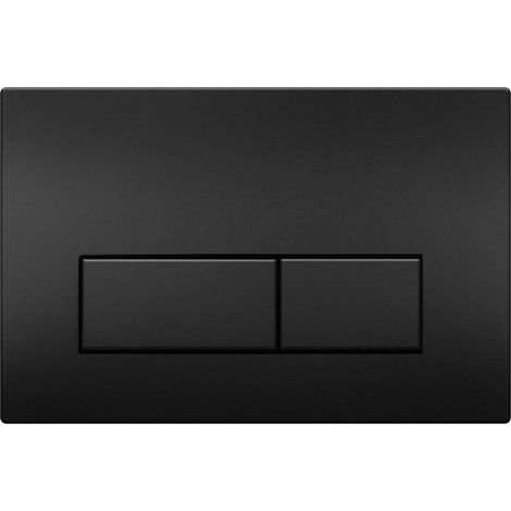 Plaque de Commande WC, Compatible avec Geberit Sigma, UP300 et UP320, avec Double Chasse, Équipée d'un Set de Leviers de Chasse et d'un Cadre d'Installation, Dimensions 245 × 164mm.(Noir) (1/5)