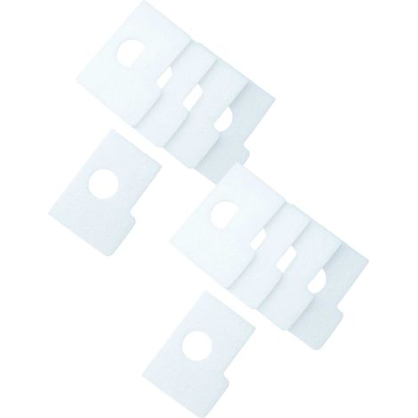 vhbw 10x Filtro reemplaza Stihl 1130 124 0800  para motosierra - filtro de aire (1/5)