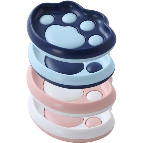 Adhesive Shower Soap Dishes No Drilling Required Cat Paw (1/5)