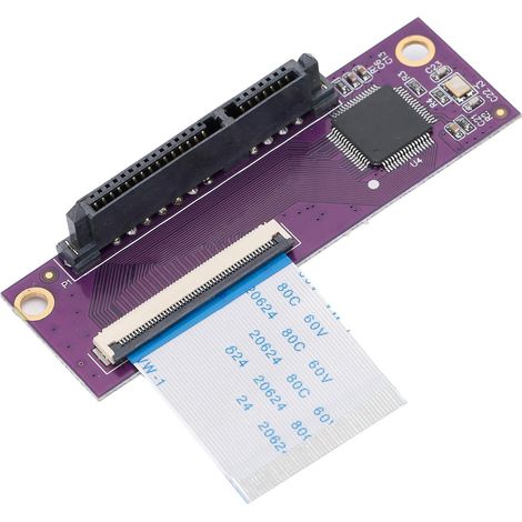 Netzwerkadapter-Upgradekarte, PCB-Umrüstsatz für originalen IDE-Netzwerkadapter, Lila, 13 GB, für Benutzer von Konsolen-Festplattenmodulen (1/5)