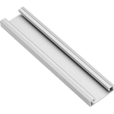 Profilo LED in alluminio, argento lucido, 2 m, applicato - V-glaxnkal