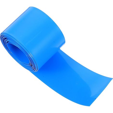 Gaine Thermorétractable en Pvc Bleue pour Batterie Lithium, Manchon Isolant Résistant aux Rayures, Protection pour Pack Batterie, Isolation (1/5)