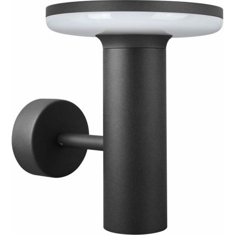 Mac Wall Base Nero - Applique a led da muro 12W CCT Switch 2700K/3200K/4000K, Lampada da muro in alluminio - Beneito & Faure