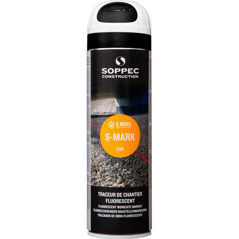 Spraydose - Baustellenmarkierer SOPPEC fluo weiß s mark 3-6 Monate - 141900