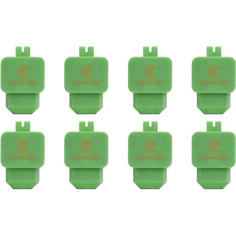 Lot de 8 chaussettes en silicone vertes H2D pour kit de bloc chauffant Bambu Lab H2D H2S (pièces détachées pour imprimante 3D) (1/5)