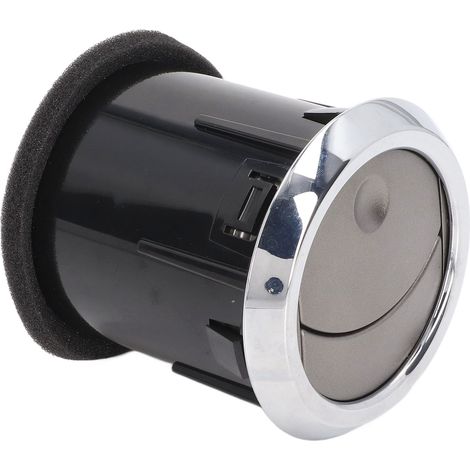 Sortie de ventilation climatisation ronde pour tableau de bord Lincoln MKZ, pièce de remplacement en plastique noir, bouche d'aération auto. (1/5)