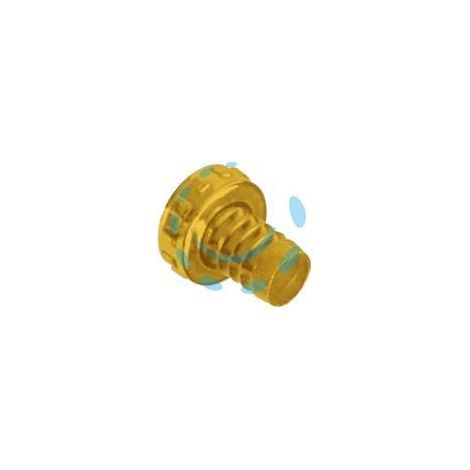 PORTAGOMMA OTTONE per rubinetto 1/2 - ghiera 3/4" in ottone lucido